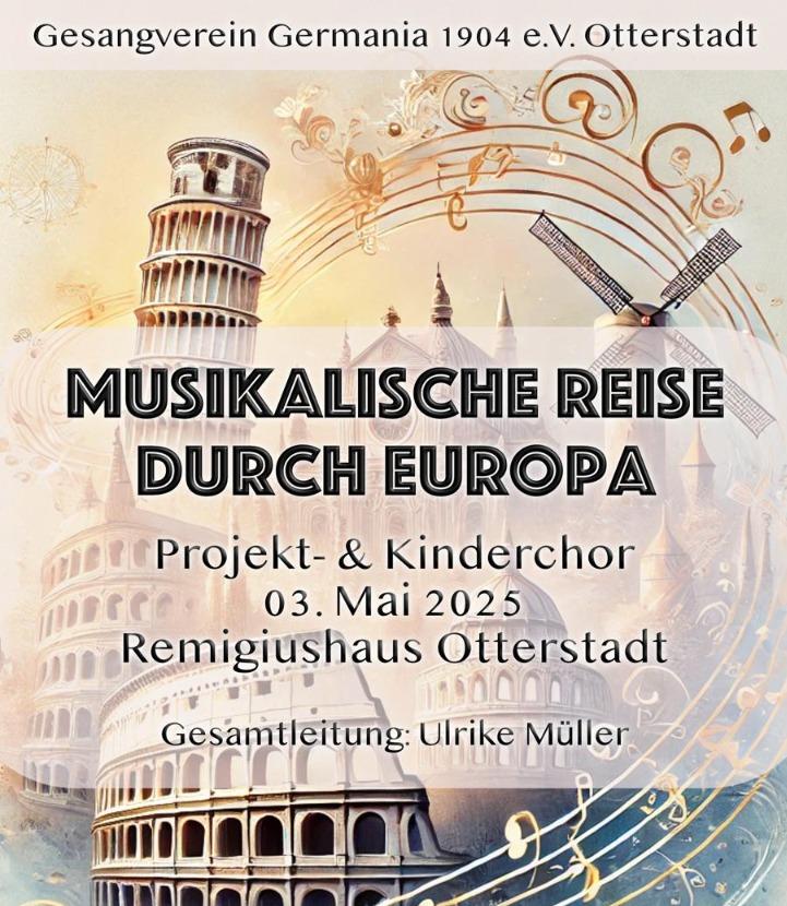 Flyer Reise durch Europa